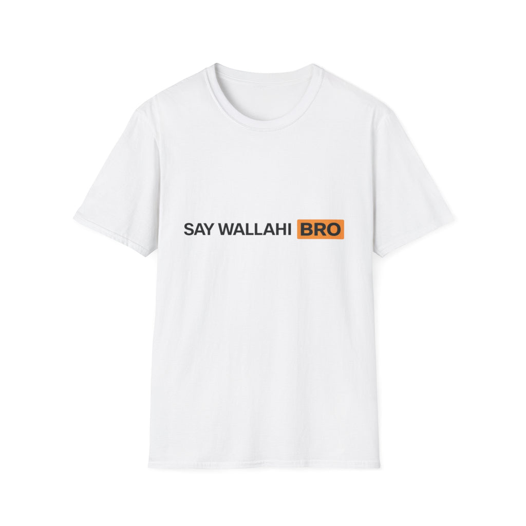 Say Wallahi Bro T-Shirt – Funny Islamic Arabic Phrase Tee